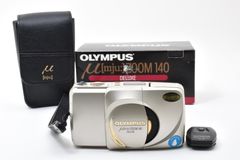 olympus mju 140 zoom deluxe 箱付き - メルカリ