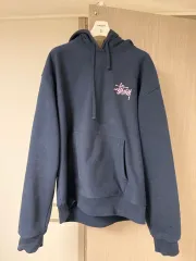 STU SaTurday of Us ネイビチェッカーボード XXL サイズ フーディー 出品