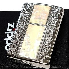 zippo☆50個限定/希少☆スリット シェル☆シルバー☆ジッポ ライター 