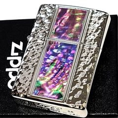 zippo☆50個限定/希少☆スリット シェル☆シルバー☆ジッポ ライター 