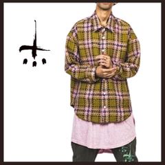 新品 別注カタリスト ロイヤルフラッシュ ツイード シャツ ジャケット