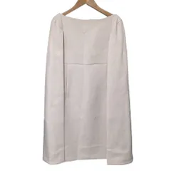 良品 23SS CELFORD セルフォード トリプルクロスケープドレス ワンピース サイズ38 ピンクベージュ レディース 古着 中古 USED