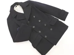 EDIFICE エディフィス ウール100% ピー コート size40/紺 ◇■ メンズ