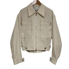 美品 23年製 3.1 Phillip Lim 3.1フィリップリム ジップジャケット ブルゾン サイズXS ベージュ レディース 古着 中古 USEDのサムネイル