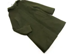 SHIPS シップス ウール混 フーデッド コート size38/緑 ◇■ レディースのサムネイル