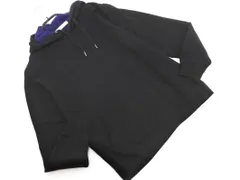 nano universe ナノユニバース 裏起毛 プルオーバー パーカー sizeM/黒 ◇■ メンズのサムネイル