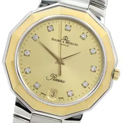 ボーム＆メルシェ Baume & Mercier 5131 リビエラ YGベゼル 11Pダイヤ クォーツ メンズ _952526のサムネイル