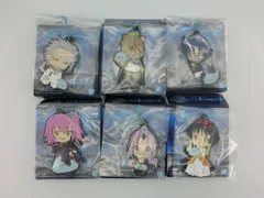 【TAKA78-83】△未検品　バンダイ　『一番くじ　劇場版 転生したらスライムだった件 紅蓮の絆編　G賞 ラバーチャーム　6点セット』　まとめ売り