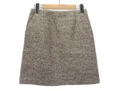 ロペピクニック ROPE Picnic ブークレー 台形 ミニスカート 36 ベージュ