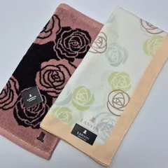 【新品】LANVIN レディースハンカチ & タオルハンカチ セット
