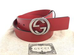 ブルガリ BVLGARI ベルト 赤 swag Y2K 00s archive - メルカリ