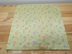 【逢絢亭・新品】茶道具 帛紗 出帛紗 正絹 特選 紹巴 銘「紗綾形菊唐草紋」日本製 紙箱入り