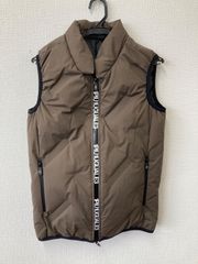 Loro Piana カシミヤ混 ベスト フード ジップ オリーブ サイズ40