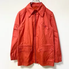 UTEX DESIGN BY SYSSER　長袖ジャケット　ジップアップブルゾン　アウター　赤　オレンジ　秋冬服　古着