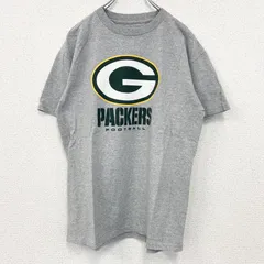 NFL　半袖オフィシャルプリントTシャツ　グリーンベイパッカーズ　アメフト　クルーネック　グレー　Mサイズ　古着