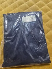 ポロラルフローレン ネイビー フードTシャツ XL