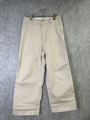 【中古】AURALEE ｵｰﾗﾘｰ WASHED FINX LIGHT CHINO WIDE PANTS ﾜｲﾄﾞ ﾁﾉ ﾊﾟﾝﾂ ﾁﾉﾊﾟﾝ 日本製 ﾍﾞｰｼﾞｭ 4 33962749のサムネイル