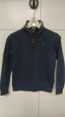 ポロ ラルフローレン ネイビー ハーフジップアップ 7サイズ