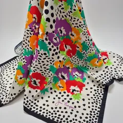 【used品】美品！JIM THOMPSON レディーススカーフ タイシルク100%