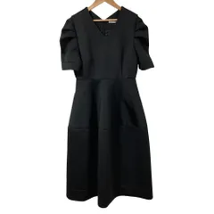 未使用 23SS CELFORD セルフォード ポンチフレアワンピース サイズ38 ブラック  レディース 古着 中古 USED