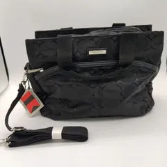 【TAKA90-07】◇ タグ付き ｢HIROKO KOSHINO SPORT ハンドバック兼ショルダーバッグ 2WAYバッグ｣ レディース ブラック