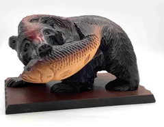 木彫りの熊 　工芸品