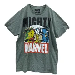 マーベル　キャラクターTシャツ　緑色　M　超人ハルク・アイアンマンほか【2123