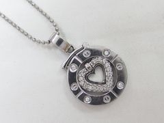 Christian Dior シルバー ネックレス トランプ ハート - メルカリ