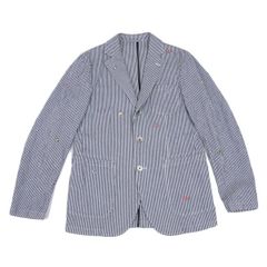 パパス 新品タグ付 PAPAS ライトマットクロスシャツ型ブルゾン M 
