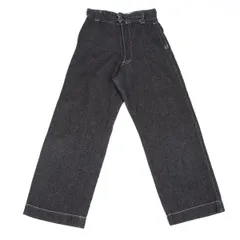 トリココムデギャルソンtricot COMME des GARCONS ウールコットンツインベルトデザインパンツ チャコールSのサムネイル