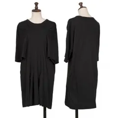 ローブドシャンブル コムデギャルソンrobe de chambre COMME des GARCONS コットンダーツデザインTシャツ 黒M位