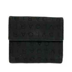 希少ロゴ】 BVLGARI ブルガリ 丸ロゴ グレインレザー 二つ折り 長財布