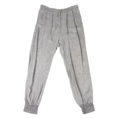 エムエム 6 メゾンマルタンマルジェラMM6 Maison Martin Margiela レーヨンウール裾リブパンツ グレー40のサムネイル