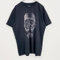 STAR WARS　スターウォーズ　半袖プリントTシャツ　ストームトルーパー　クルーネック　黒　ブラック　Lサイズ　古着
