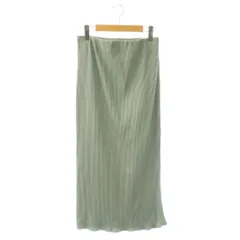 ノーブル NOBLE 25SS トタンテレコタイトスカート リブ 40 スモークグリーン /ES ■OS