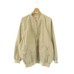 ジャーナルスタンダード レリューム JOURNAL STANDARD relume 25SS ウォッシャブルナイロンジャケット ジップアップ F ベージュ /DO ■OS