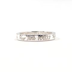 TIFFANY ティファニー ノーツ ナロー リング 21号 シルバー925 - メルカリ