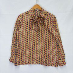GIVENCHY ジバンシー フリルブラウス 総柄 ペイズリー Vintage - メルカリ