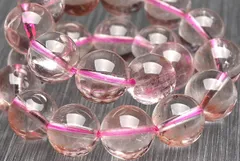 【１点物】希少カラー レッドルチルクォーツ　9mm　ブレスレット パワーストーン 天然石 _U9916