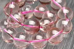 【１点物】希少カラー レッドルチルクォーツ　10mm　ブレスレット パワーストーン 天然石 _U9919