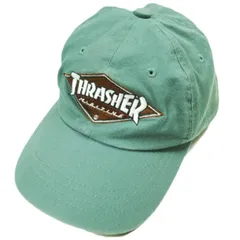 THRASHER x green label relaxing UNITED ARROWS スラッシャー グリーンレーベルリラクシング ユナイテッドアローズ 別注 キッズ ツイルベースボールキャップ GL-24TR02 KELLY 6パネル 帽子 g26224のサムネイル