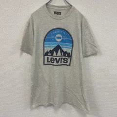 Levi’ｓ　リーバイス　半袖ロゴプリントＴシャツ　コットン　クルーネック　グレー　XLサイズ　古着