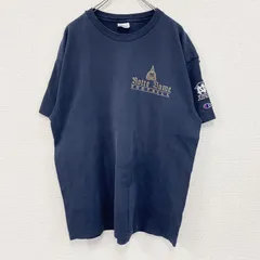 90s　champion チャンピオン　半袖カレッジプリントTシャツ　ノートルダム大学　ネイビー　XLサイズ　古着