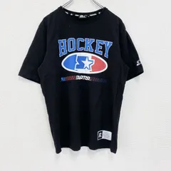 STARTER　スターター　半袖プリントTシャツ　黒　ブラック　Mサイズ　古着