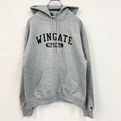 champion　チャンピオン　スウェットパーカー/フーディー　バレーボール　灰色　グレー　Mサイズ　古着