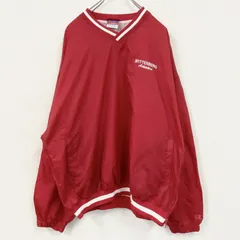 Champion　チャンピオン　ナイロンジャケットプルオーバー　赤　レッド　XLサイズ　古着