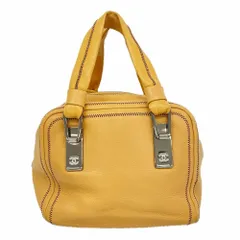シャネル(Chanel) シャネル ハンドバッグ レザー ベージュ レディース