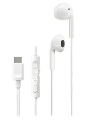 【数量限定】JVCケンウッド JVC HA-FR17UC-W イヤホン 有線 マイク付き タイプC 開放型 USB Type-C 1.2m ホワイト HA-FR17UC