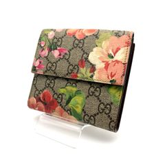GUCCI グッチ 折り財布 GGブルームス フレンチフラップウォレット 花柄
