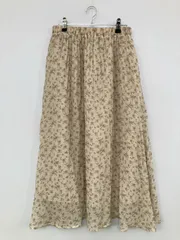 earth music&ecology アースミュージックアンドエコロジー ロングスカート F ベージュ